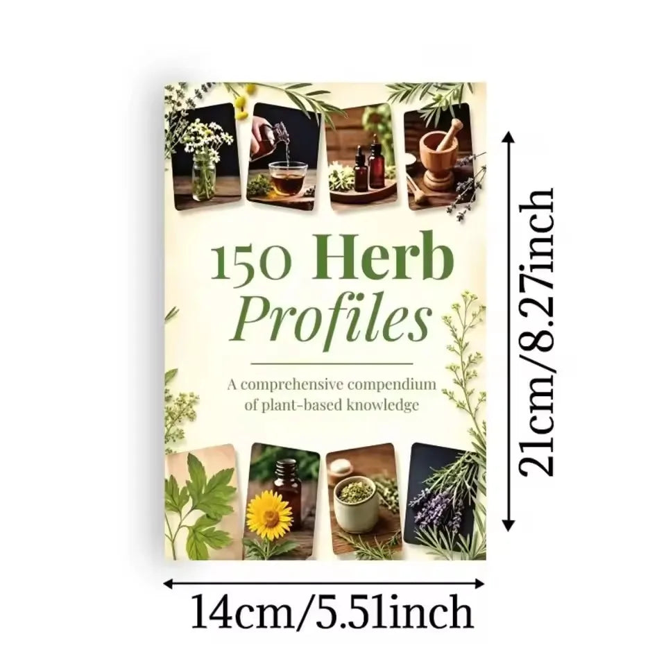 Herbal Medicine Book 150 Herb Profiles Natural Remedies Guide Medicinal Plants Encyclopedia Home Healing Reference Book