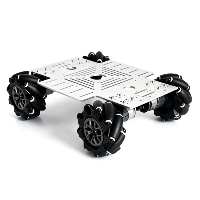 10-20Kg Load 330+240mm Big Plate 4WD Mecanum Wheel Robot Car with 12V Motor for Arduino ROS Robot Arm Chassis DIY Kit Toy Parts