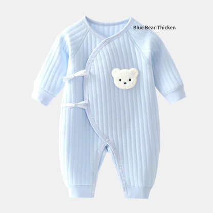 Bear Newborn Baby Clothes New Born Baby Jumpsuit for Boys Girls Cotton Toddler Rompers with Hat Bebe Outfits One-Piece Pajamas
