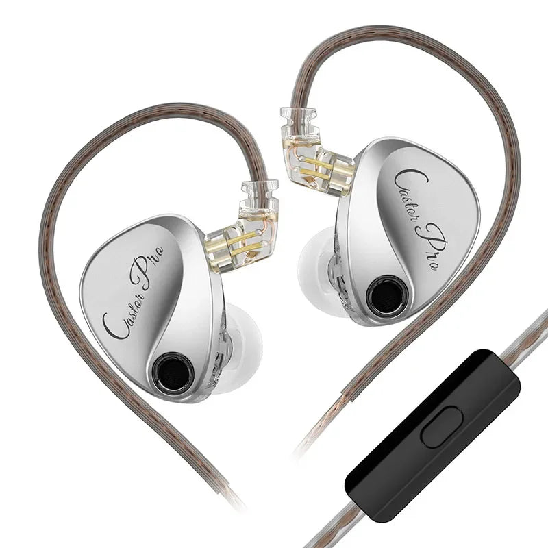 KZ Castor PRO 2DD in Ear HiFi Earphones High-end Tunable Earphones Stets A New Benchmark for Hfi Sound Quality Bass Headsets
