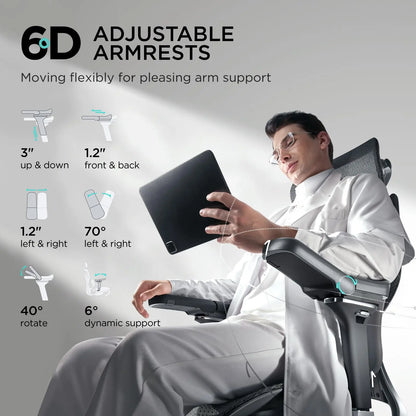 Hbada E3 PRO Mesh Modern Ergonomics Computer Office Gamer Racing Gaming Chair With Footrest