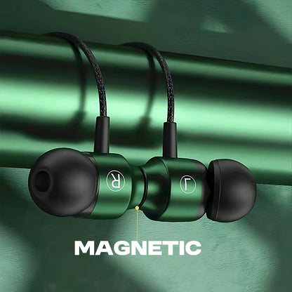 NEW 9D HIFI heavy bass gaming headset 3.5MM AUX/Type-C Digital Chip magnetic music earbuds in-ear headphones For Samsung/iPhone
