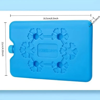 1-40Pcs Reusable Ice Pack Freezer Ice Cooler Bag Long-lasting Cooling Water Fill Box for Fresh Food Storage Refrigeration