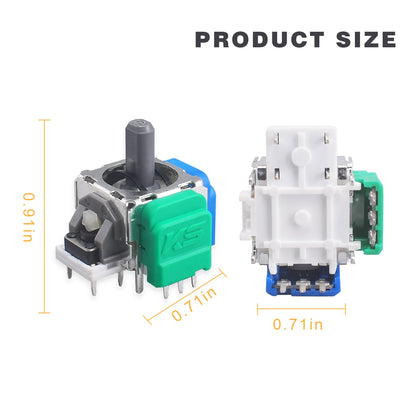 10Pcs Tmr Electromagnetic Joystick Replacement for Ps5 Gamepad 3D Analog Stick Sensor Module for Ps4 Xbox One & Elite Controller