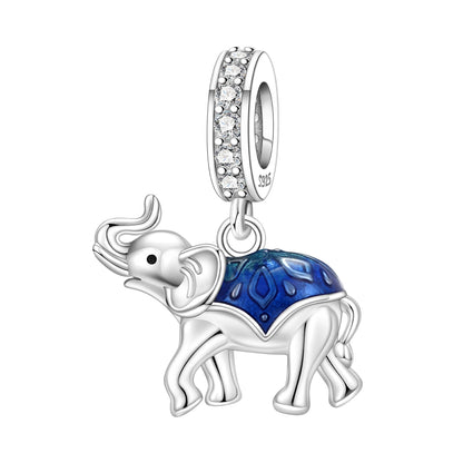 Hot Sale 925 Sterling Silver Dog Cat Cute Pet Animals Pendant Birthday Party Gift for Women Bangle Bracelet Necklace DIY Jewelry