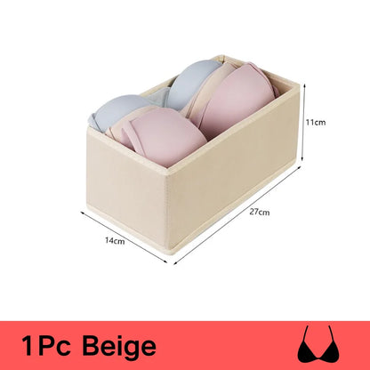 Underwear Organizers Of Cabinets And Drawers Wardrobe Clothes Bra Organizer For Underwear Socks Pants Home Foldable Storage Box