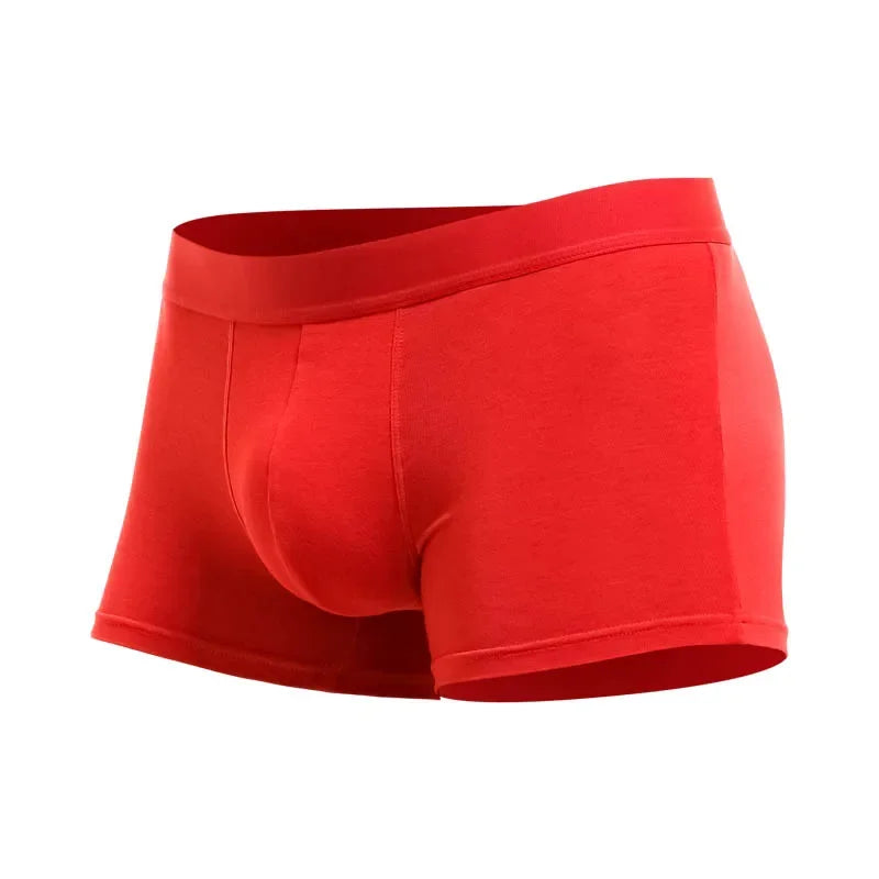 5PCS Men's panties, men's boxers, natal year, men's gifts, pigs, big red, wedding thin boxers, bottoms