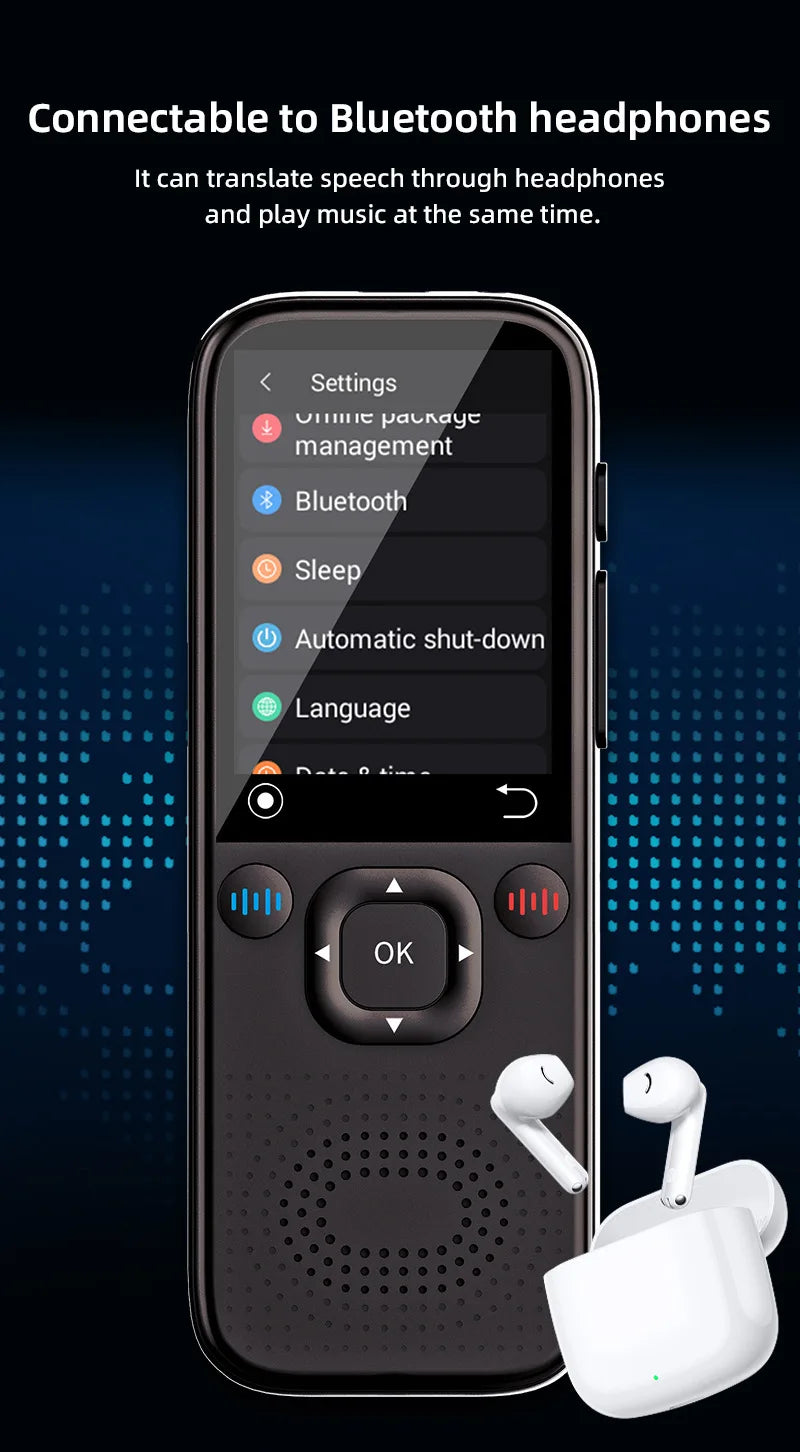 142 Languages Translator Device Online Offline Russian Korean Portuguese Arabic Dutch German French Spanish Italian Vietnamese