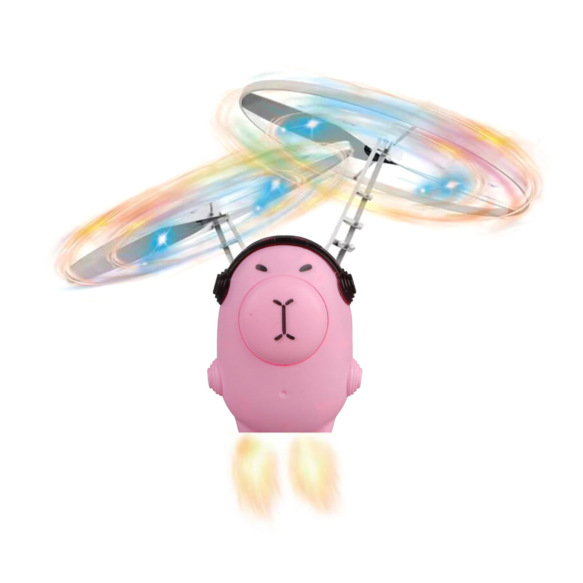 Mini Astronaut Drone Cartoon Spaceman Flying Robot Toys with USB Charging Hand Control Helicopter Toys for Kids Xmas Gift