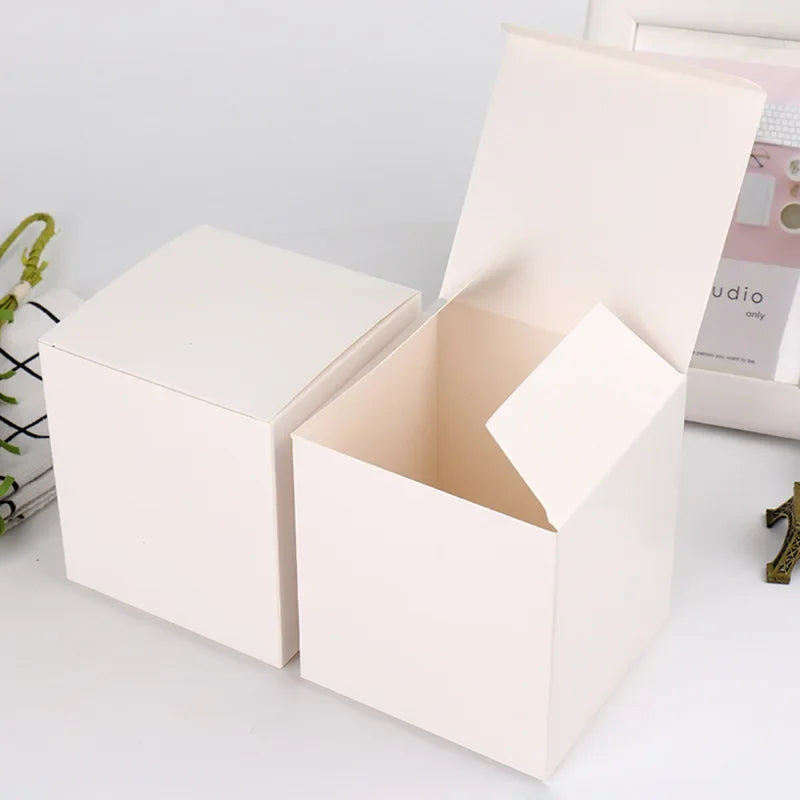 10/20/50pcs Kraft Paper Packaging Gift Boxes Wedding Party Cardboard Box for Handmade Soap Bottle Package Cosmetic