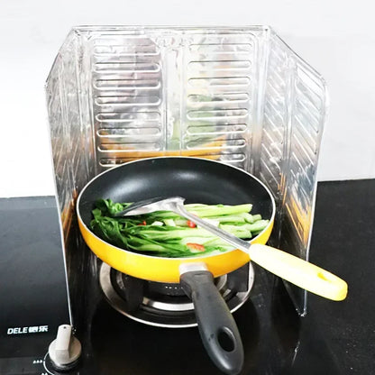 1 Pcs Kitchen Supplies Stove Oil-Proof Splash Guard Board Article Removable Cooking Frying Oil Gas Kitchenware Accessories Tools