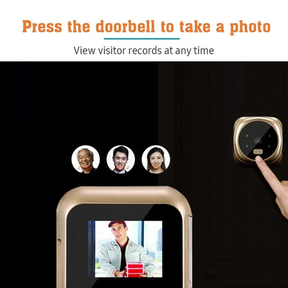 NEW Video Doorbell Door Viewer Camera Door Peephole Door Camera Doorbell with Wireless Monitor Live Night Vision for Home Office