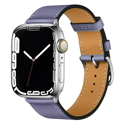 Leather Watch Straps For Apple Watch Band 46mm 44mm 49mm 45mm 42mm 40mm 41mm Bracelet Iwatch Series 11-10-9-8-7-6-5 Se-Ultra 2/3