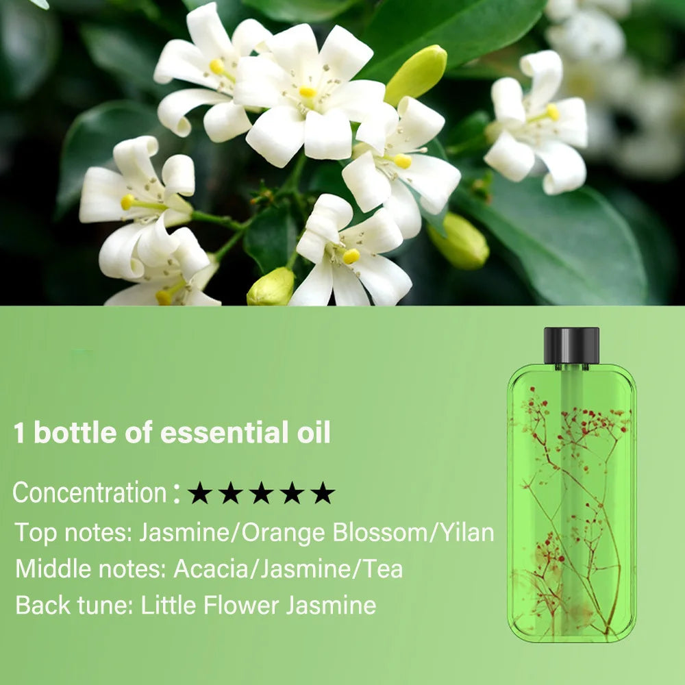Aromatherapy Machine Automatic Home Fragrance Machine Essential Oil Diffuser Nebulizer for Kitchen and Toilet Deodorization