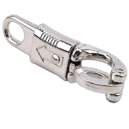 1/2Pcs 10cm Zinc Alloy Horse Panic Clip Buckle Quick Release Snap Hook Equestrian Horse Pony Care Tack Accessory