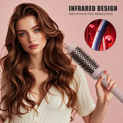 2 In 1 Hair Comb Ionic Hair Curler Hair Straightener Professional Curling Iron Heated Hair Styling Brush