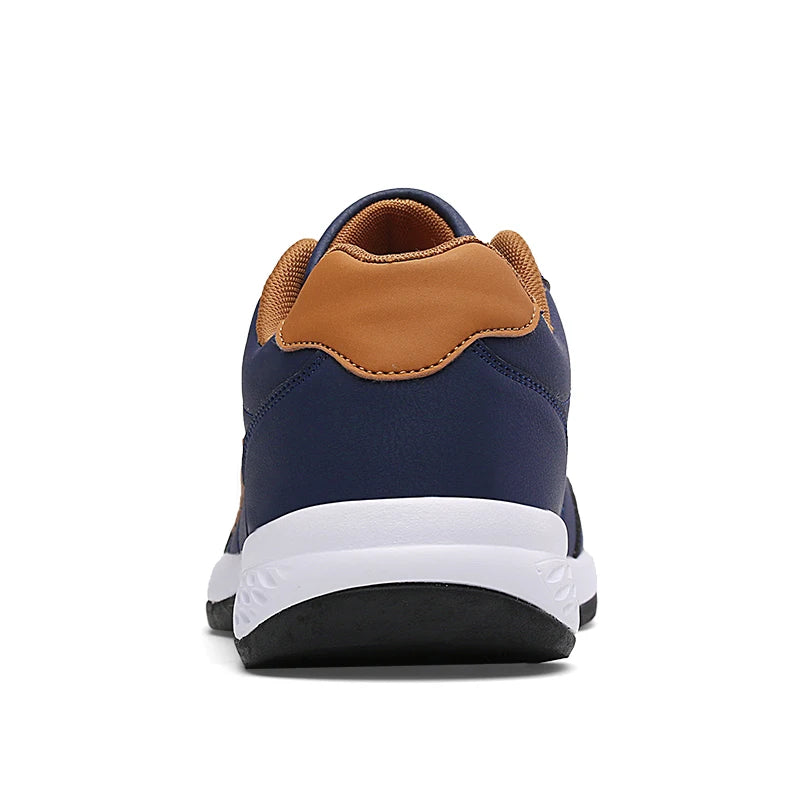 Men’s Leather Walking Shoes | Breathable Lightweight Lace-Up | Daily Wear, Travel & Outdoor Comfort