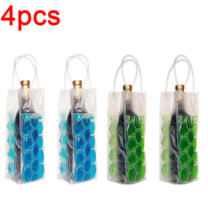 Wine Ice Bag Holder Champagne Beer Cooler Whisky Can Drink Cooler Gel Cooling Chiller Bar Accessories BTBD01