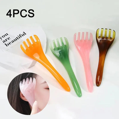 4 PCS Scalp Back Massager Head Scratcher Protable SPA Head Massager for Deep Relaxation Can Be Used on Every Part of The Body