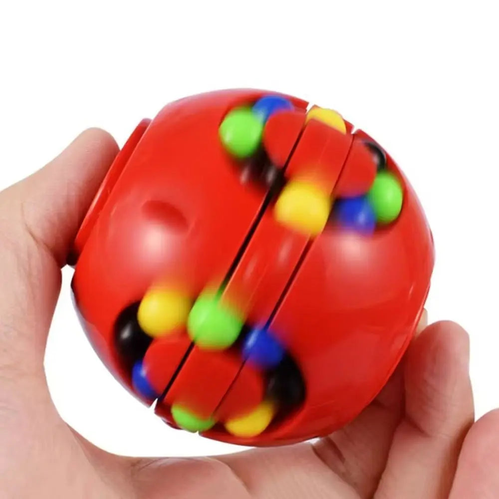 Creative Plastics Magic Bean Cube Spinner Finger Gyro Rotating Ball Finger Spinner Gyro 3D Rotating Ball