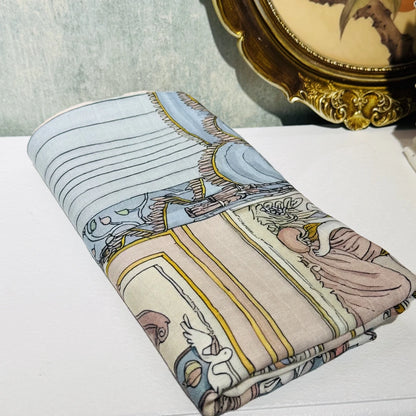Organic Cotton Soft Baby Muslin Blanket Lightweight Breathable Swaddling Receiving Blanket for Newborn Infant, Perfect