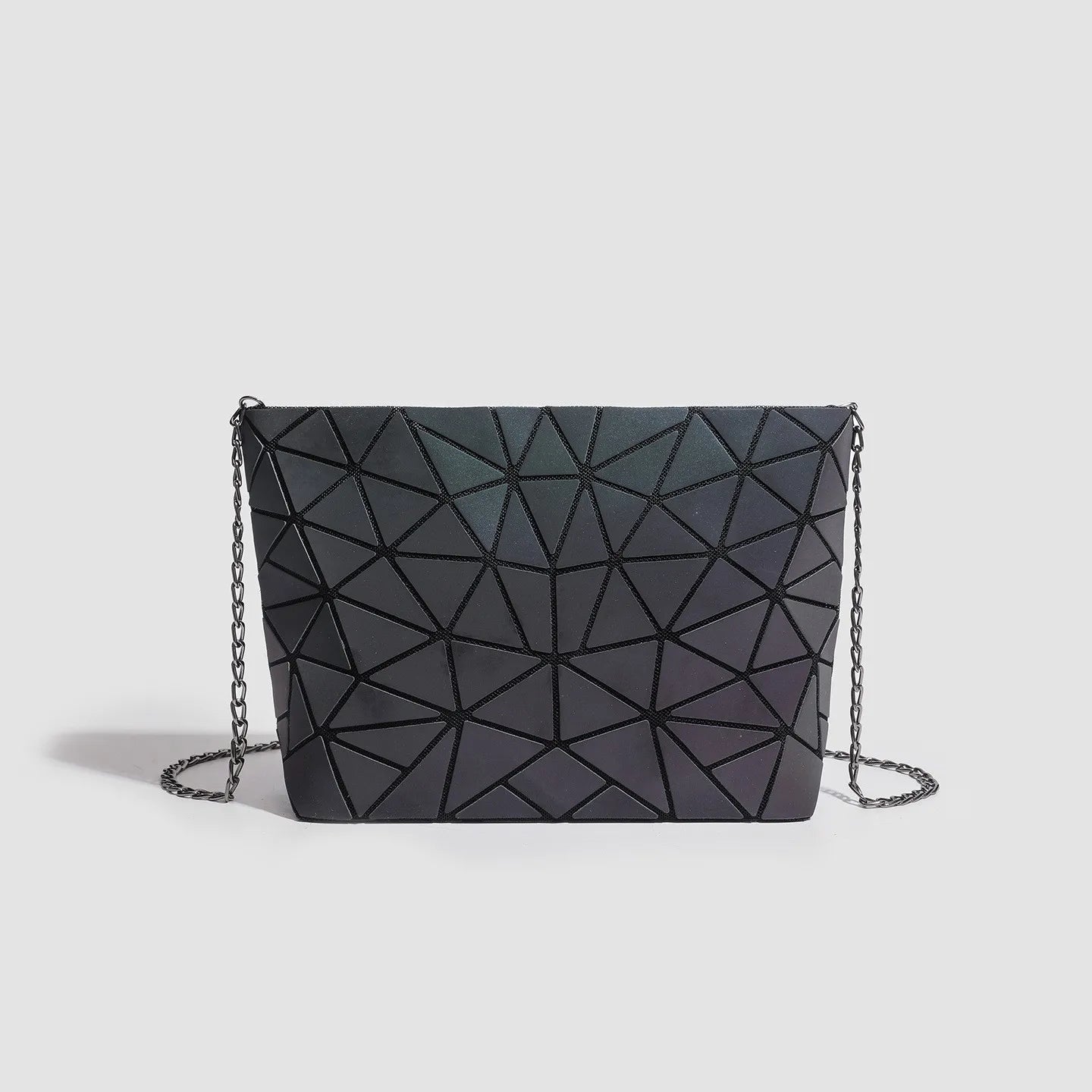 Women's Stylish Foldable Rhombus-Patterned Crossbody Bag, Korean and Japanese Trendy Shoulder and Handbag, Popular Fashion Item