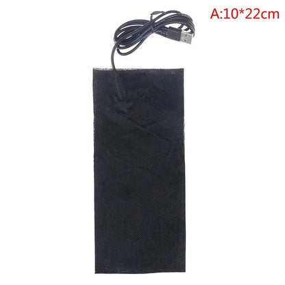1 USB Heating Pad 5V Winter Heating Pad Temperature Control Seat Mat Sleeping Heater Carpet Multiple Sizes Available