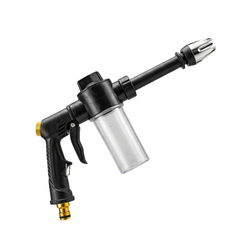 High Pressure Car Wash Foam Gun with Adjustable Nozzle, Detachable Soap Bottle, Household Water Hose Sprayer Nozzle for Car Clea