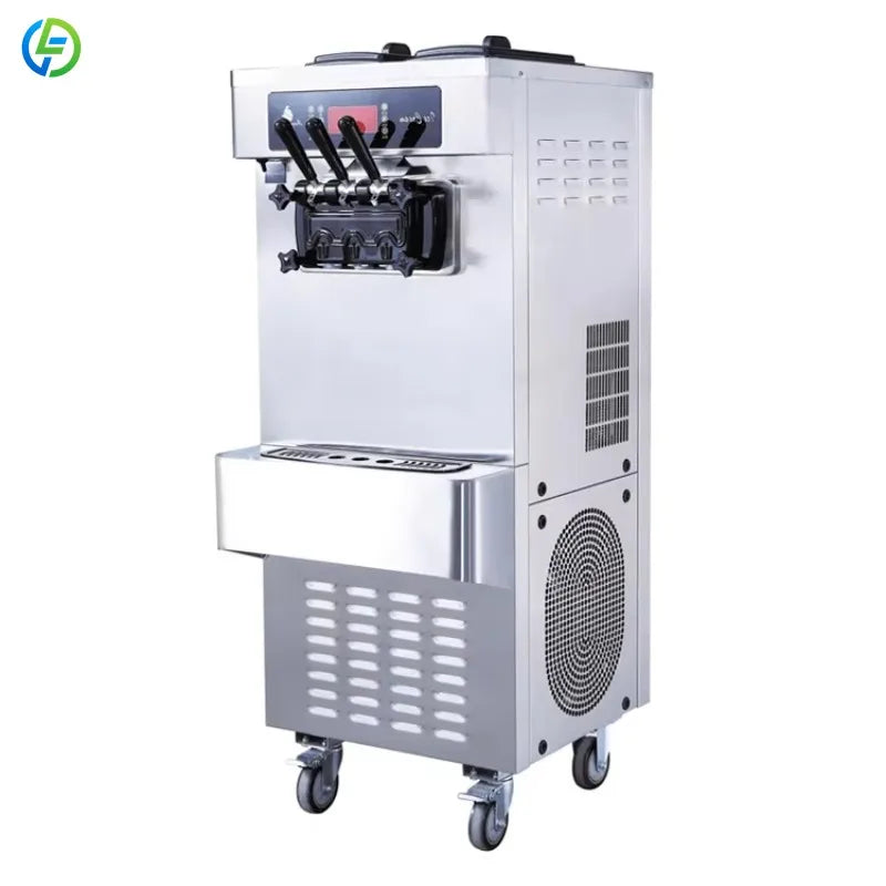 Customized Ice Cream Making Machine 20L/H Automatic Icecream Makers Commercial Yogurt Soft Serve Ice Cream Machine for Business