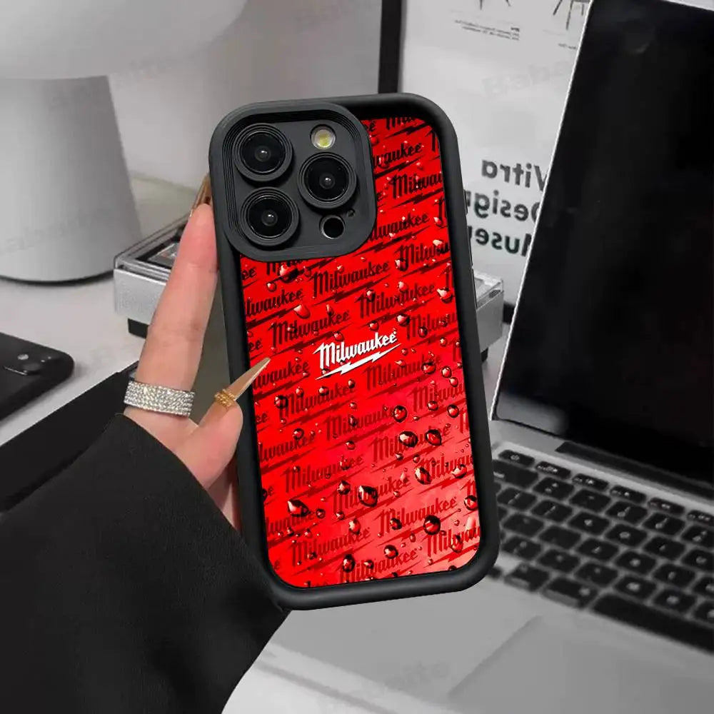 Fashion Phone Case for M-Milwaukees IPhone 17 16e 16 15 14 13 12 11 Air Pro Max Mini XR XS X 7 8 6 6s Plus Soft TPU Back Cover