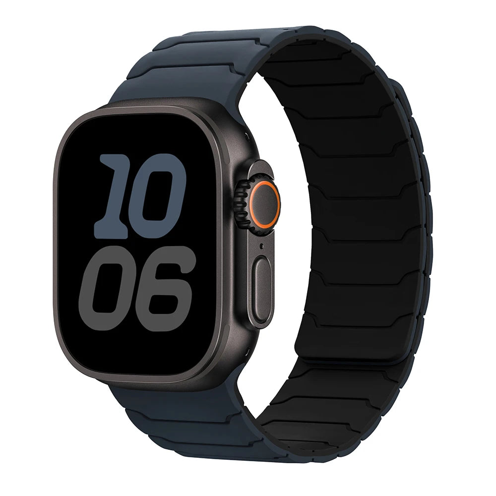 magnetic Strap For Apple Watch Band ultra 2 3 49mm 44mm 40mm 41mm 46mm 42mm 45mm 38 Silicone Bracelet IWatch Series 11 9 8 SE 10