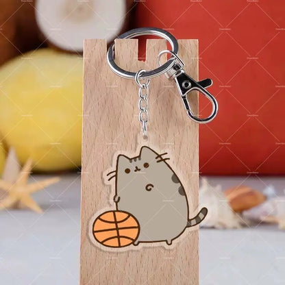 Pusheen Balloons Cartoon Cat Birthday Banner Decoration Party Supplies Backdrop Cake Topper Gift Bag Sticker Spiral Plush Doll