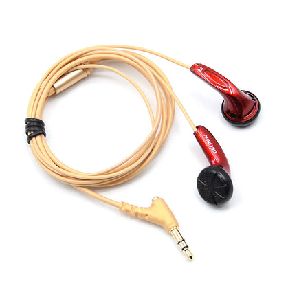 YINCROW X6 3.5mm In-ear Earphones Flat Head Earbuds Professional Fever HIFI Earphone PK PK1 MX985
