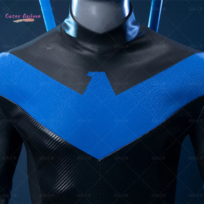 Nightwing Cosplay Costume Uniform Halloween Carnival Party Christmas Play Role Clothes Clothing