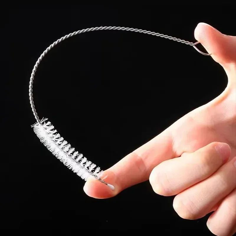 100-1PCS Straw Cleaning Brush Reusable Tube Pipe Cleaner Stainless Steel Nylon Long Drinking Straws Brushes For Baby Cup Bottles