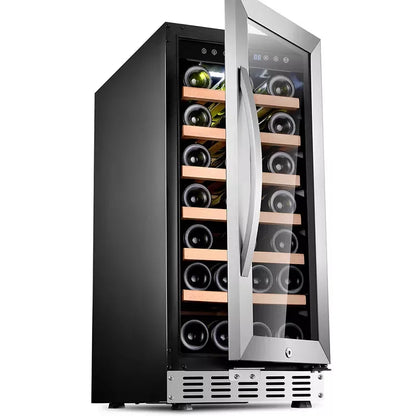 High quality 112 Bottles Residential Fridge and Freezer Combo Built-in Under Counter Beverage Wine Cooler