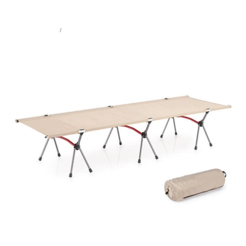 Folding Camping Cot, Adjustable Height, Lightweight Sleeping Bed, Tent Cot, with Storage Bag, Comfortable for Outdoor&Indoor