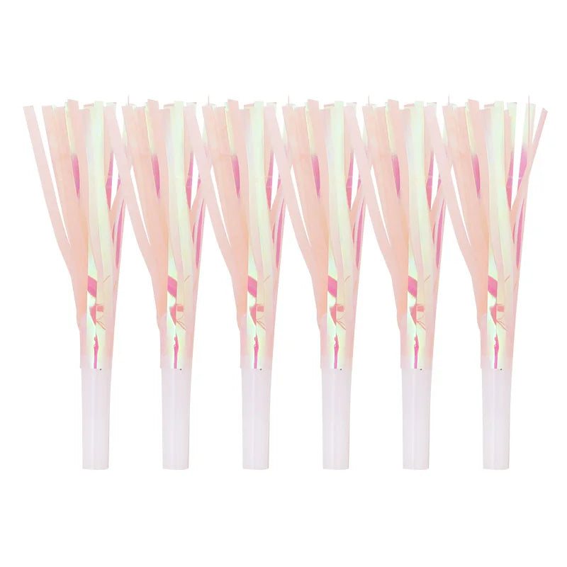 6/12/36 Pcs Colorful Blowout Whistles Wedding Gift Kids Birthday Party Favors Pinata Filler Cheer Props Christmas Noise Maker