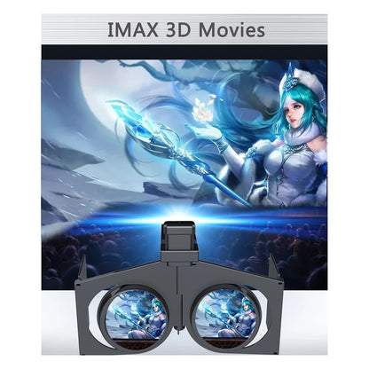 Plastic Foldable 3D Glasses Movies Games 3D Virtual Reality VR Glasses Mini Foldable Virtual Reality VR Glasses for Mobile Phone