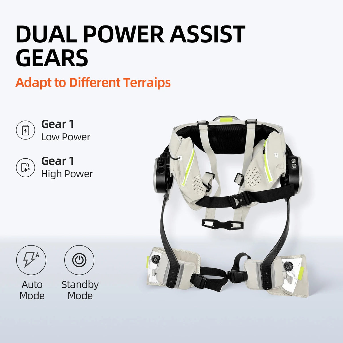 Lightweight Outdoor Powered Exoskeleton Robot Walking Hiking Climbing Load Bearing Assistance For Outdoor Enthusiasts