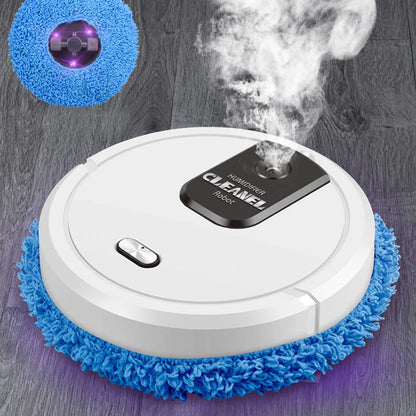 Auto Smart Robotic Mopping Machine Wet Dry Dual Use 10000RPM 60min Floor Cleaner with Spray Humidifying ABS Home Kitchen Tile