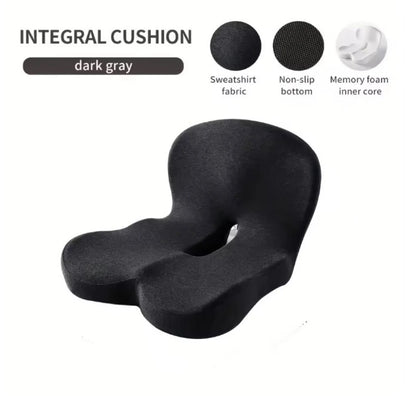 Seat Cushion for Office Chair Ergonomic Memory Foam Seat Cushion with Back Support for Stress Relief Lumbar Support Car Office