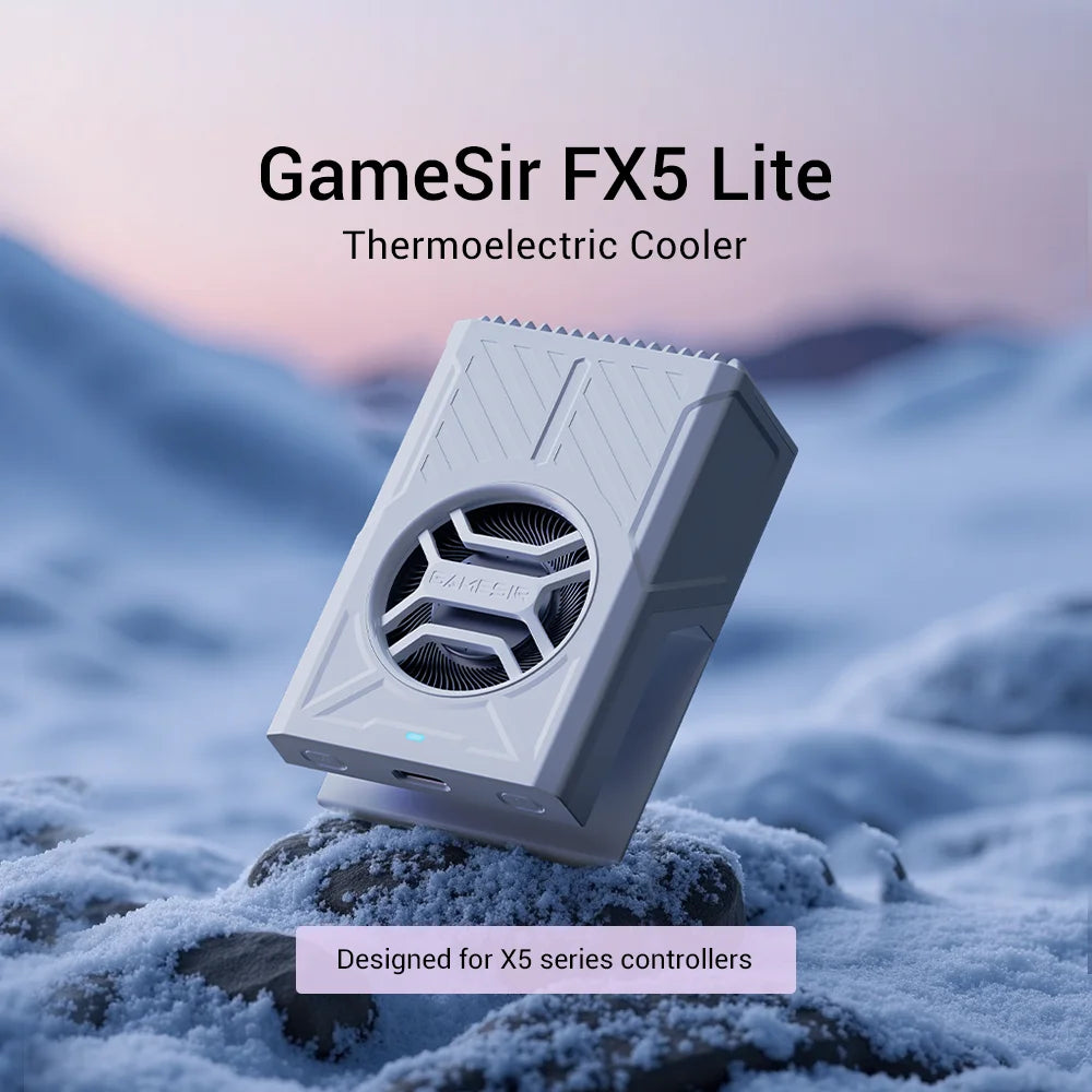 GameSir X5 Lite X5s Bluetooth Gamepads Thermoelectric Cooler FX5 Lite Cooling Fan Gaming Accessories for Mobile Phone