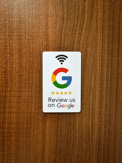 Grow Your Business With NFC Google Review Cards Tap and Rate Google Review Cards