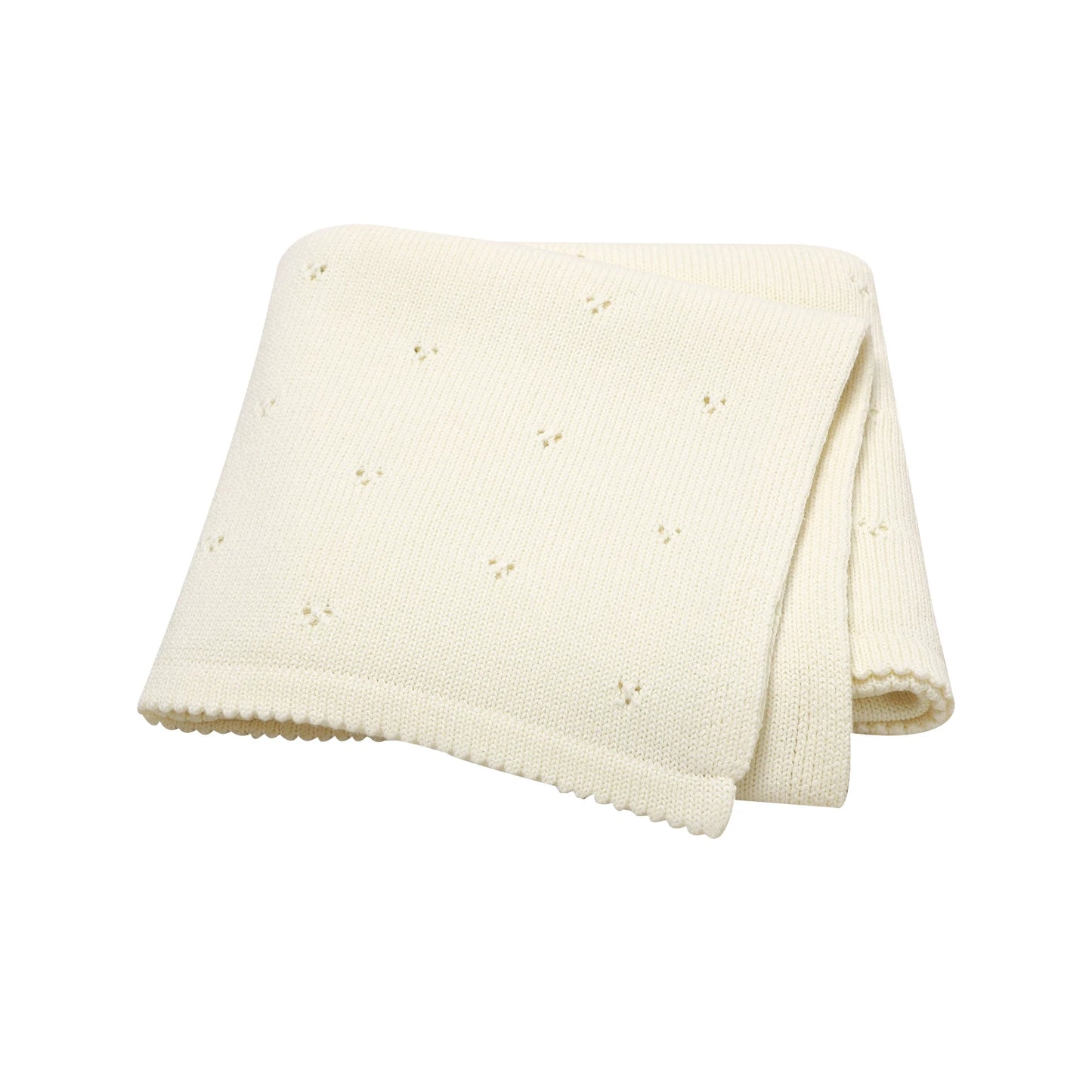 Baby Blanket Cotton Knit Newborn Stroller Swaddling Wrap Fashion Solid Crib Plaid Sleepsack Infant Boys Girls 90*70CM Super Soft
