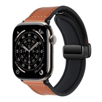 Genuine Leather Strap for Apple watch band 11 46mm 42mm 44mm 40mm 45mm 41mm bracelet iWatch series 10 9 8 7 SE3 ultra 3 2 49mm