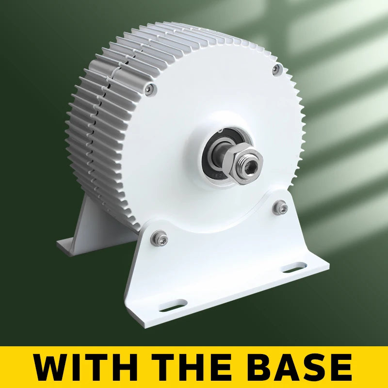 1000W Three Phase Permanent Magnet Synchronous Generator 12V 24V 48V Low Speed Direct Drive Wind Turbine Alternator CE Certified