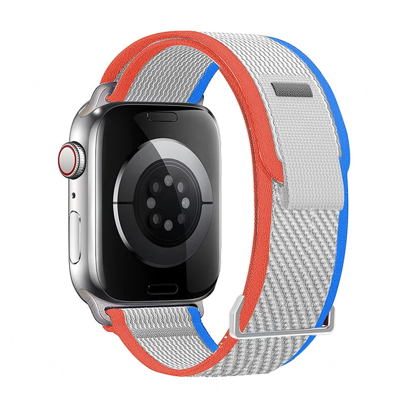 Nylon Trail Loop Strap for Apple Watch Bands 49mm 45 44 42 46 41 40 38mm Bracelet for iWatch Series 11 10 9 8 7 6 5 SE Ultra 3 2