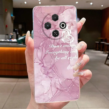 For Tecno Spark 30C Case kl5 kl5n Aesthetic Butterfly Flower Clear Soft Silicone Back Cover Techno Spark 30C Phone Case k15 k15n