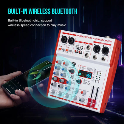 NXG MW Series 4/6CH Audio Mixer, 99 DSP Effects, Bluetooth 5.0, USB Audio Interface, for Live Stream, Karaoke, Recording & Podcast, Factory Direct | Clearance Sale